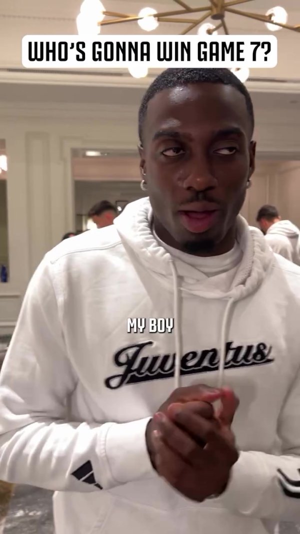 尤文球员预测NBA第一名  ：伊尔迪兹等7人支持雷霆，布雷默支持步行者