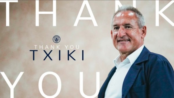 曼城官方：古代足球    总监贝吉里斯坦正式离任，将在曼市德比向他致敬