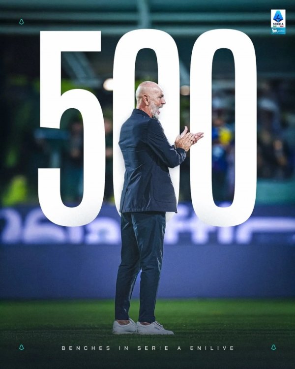 里程碑，意甲官方祝贺皮奥利意甲执教500场