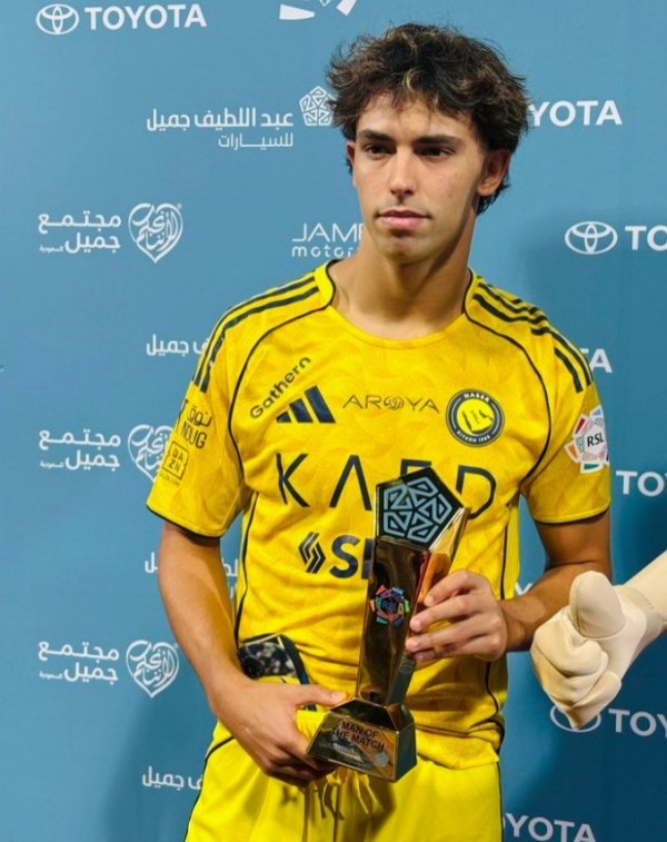 为利雅得获胜  先拔头筹，菲利克斯当选全场最佳球员