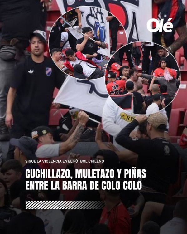 智利职业联赛  迸发  球员  迷冲突！有人拿着皮带和拐杖互相攻击