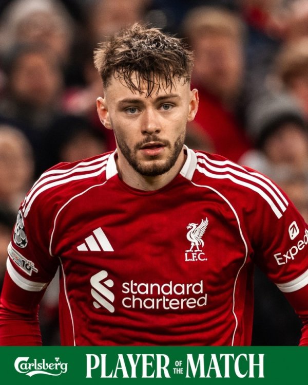 3次过人+3次抄截  ！布拉德利当选本轮欧冠利物浦队内最佳球员